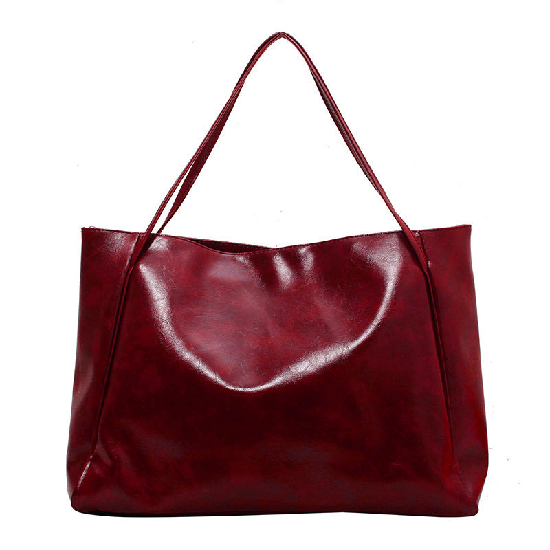 Zentra Vintage Shoulder Bag – Large Capacity Fashion Tote