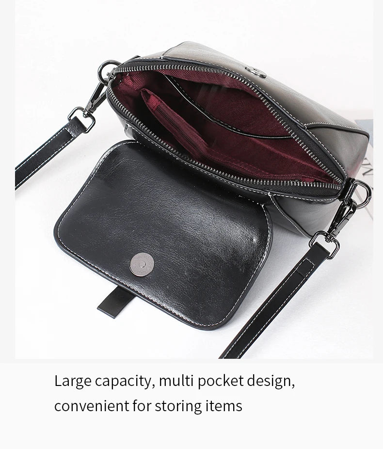 Classic Brown Crossbody Bag – Minimalist Everyday Style