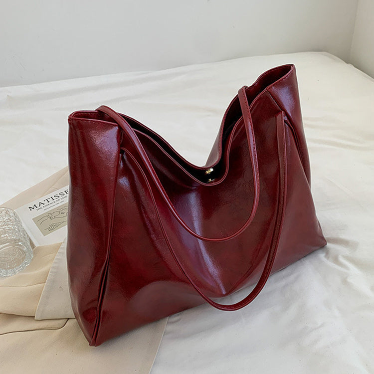 Zentra Vintage Shoulder Bag – Large Capacity Fashion Tote