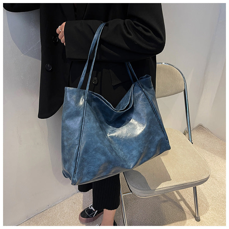 Zentra Vintage Shoulder Bag – Large Capacity Fashion Tote