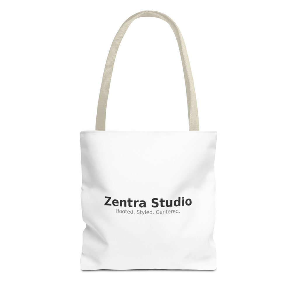 Zentra Inspirational Tote Bag for Everyday Use, Versatile Shopping Bag, Gift for Strength, Motivational Bag for Work, Travel Essential