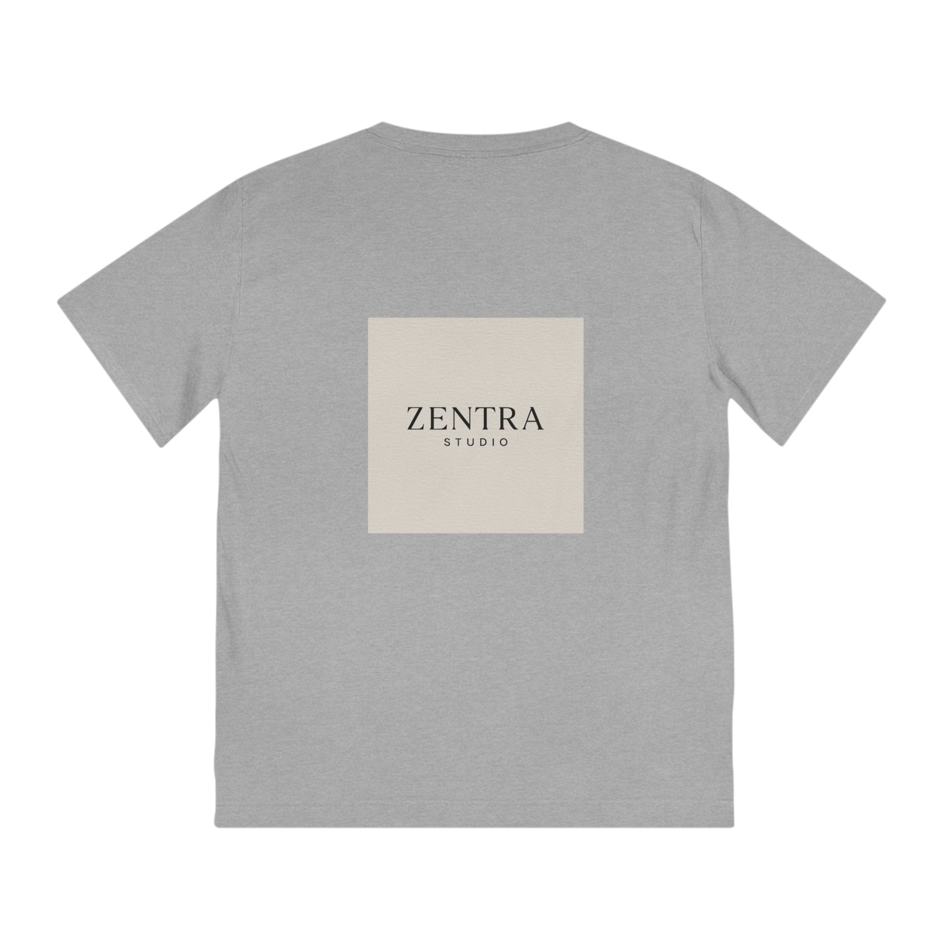 Zentra Studio Logo T-Shirt, Rooted. Styled. Centered. | Minimalist Comfort Tee | Unisex Fashion Statement Tee