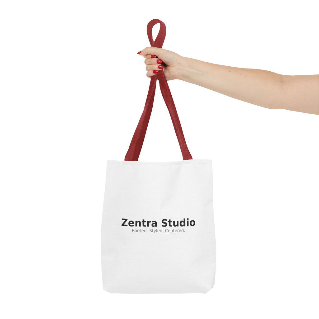 Zentra Inspirational Tote Bag for Everyday Use, Versatile Shopping Bag, Gift for Strength, Motivational Bag for Work, Travel Essential