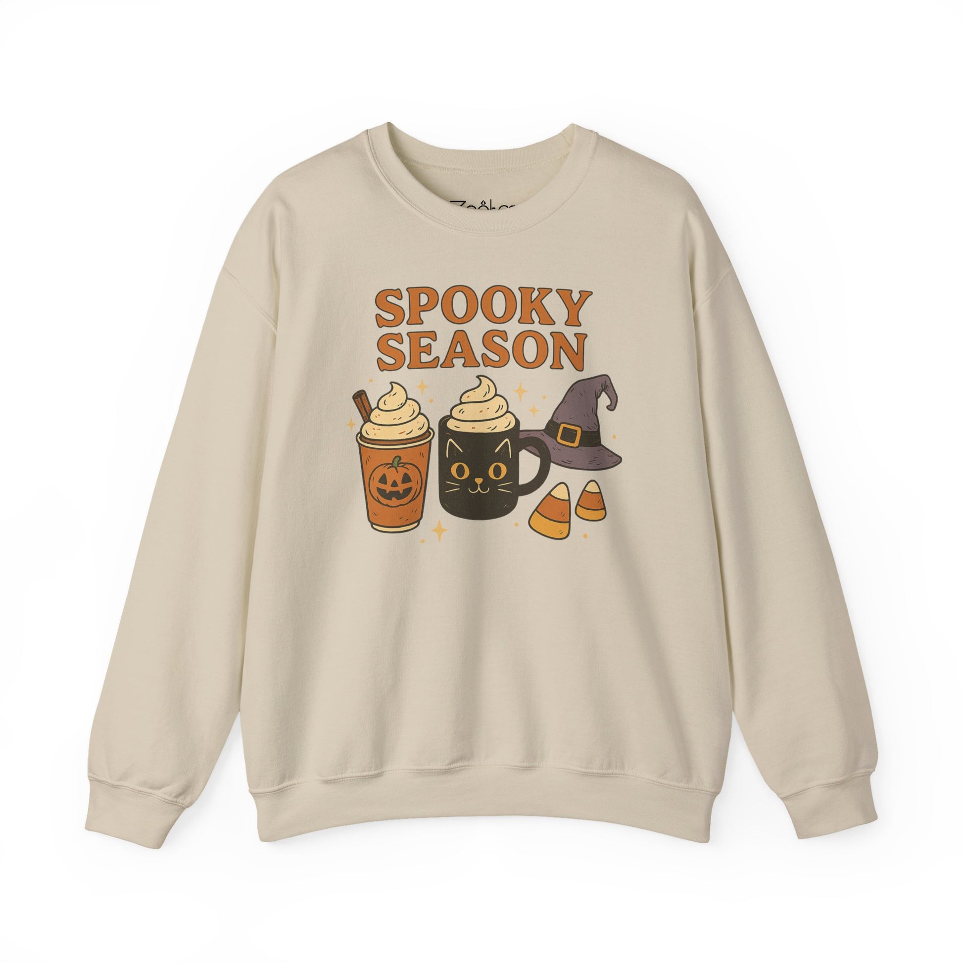Spooky Season Sweatshirt, Halloween Crewneck Pullover, Fall Ghost Jumper, Scary Season Top, Autumn Apparel, October Ghost Shirt