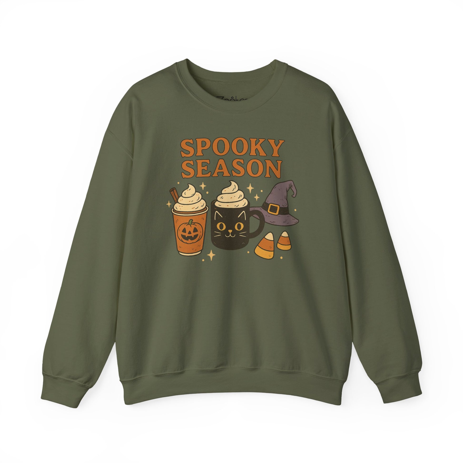 Spooky Season Sweatshirt, Halloween Crewneck Pullover, Fall Ghost Jumper, Scary Season Top, Autumn Apparel, October Ghost Shirt