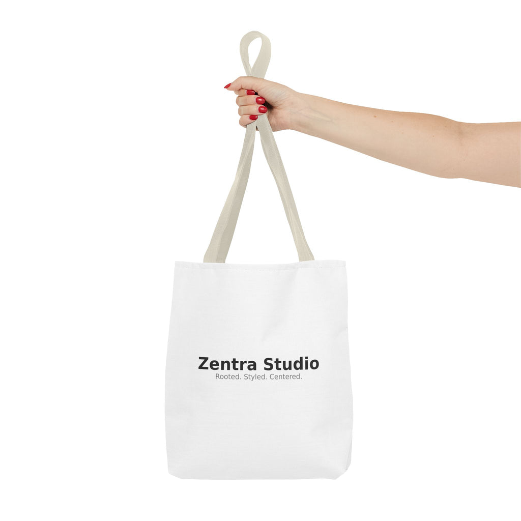 Zentra Inspirational Tote Bag for Everyday Use, Versatile Shopping Bag, Gift for Strength, Motivational Bag for Work, Travel Essential
