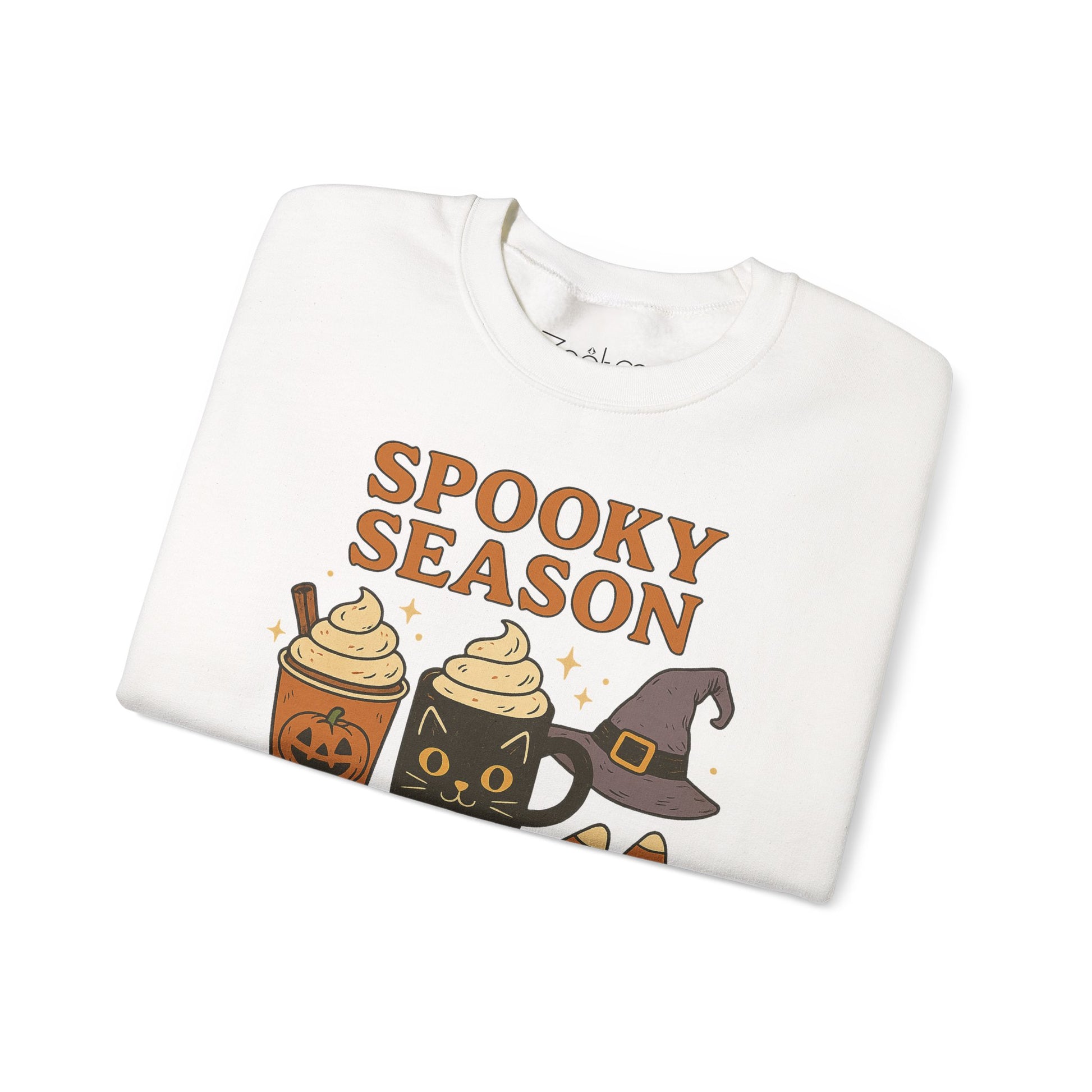 Spooky Season Sweatshirt, Halloween Crewneck Pullover, Fall Ghost Jumper, Scary Season Top, Autumn Apparel, October Ghost Shirt