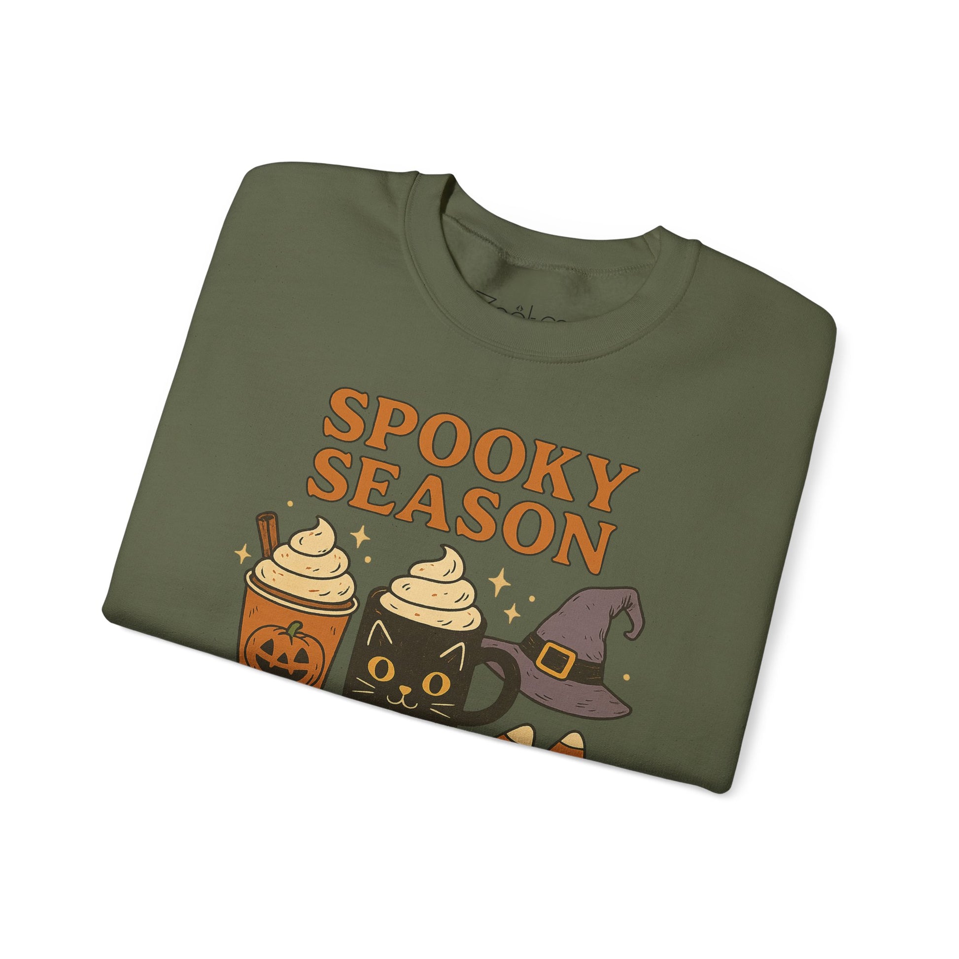 Spooky Season Sweatshirt, Halloween Crewneck Pullover, Fall Ghost Jumper, Scary Season Top, Autumn Apparel, October Ghost Shirt