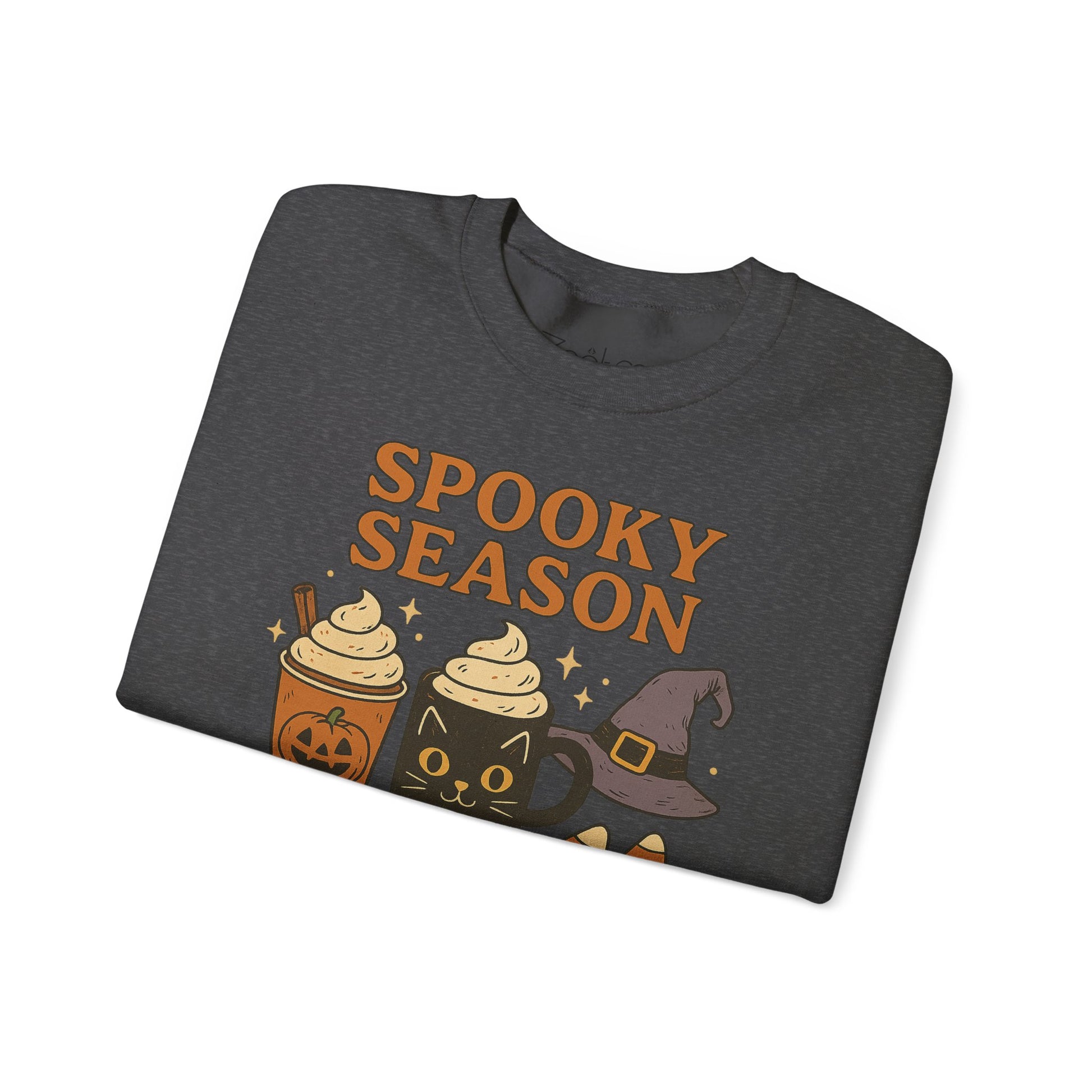Spooky Season Sweatshirt, Halloween Crewneck Pullover, Fall Ghost Jumper, Scary Season Top, Autumn Apparel, October Ghost Shirt