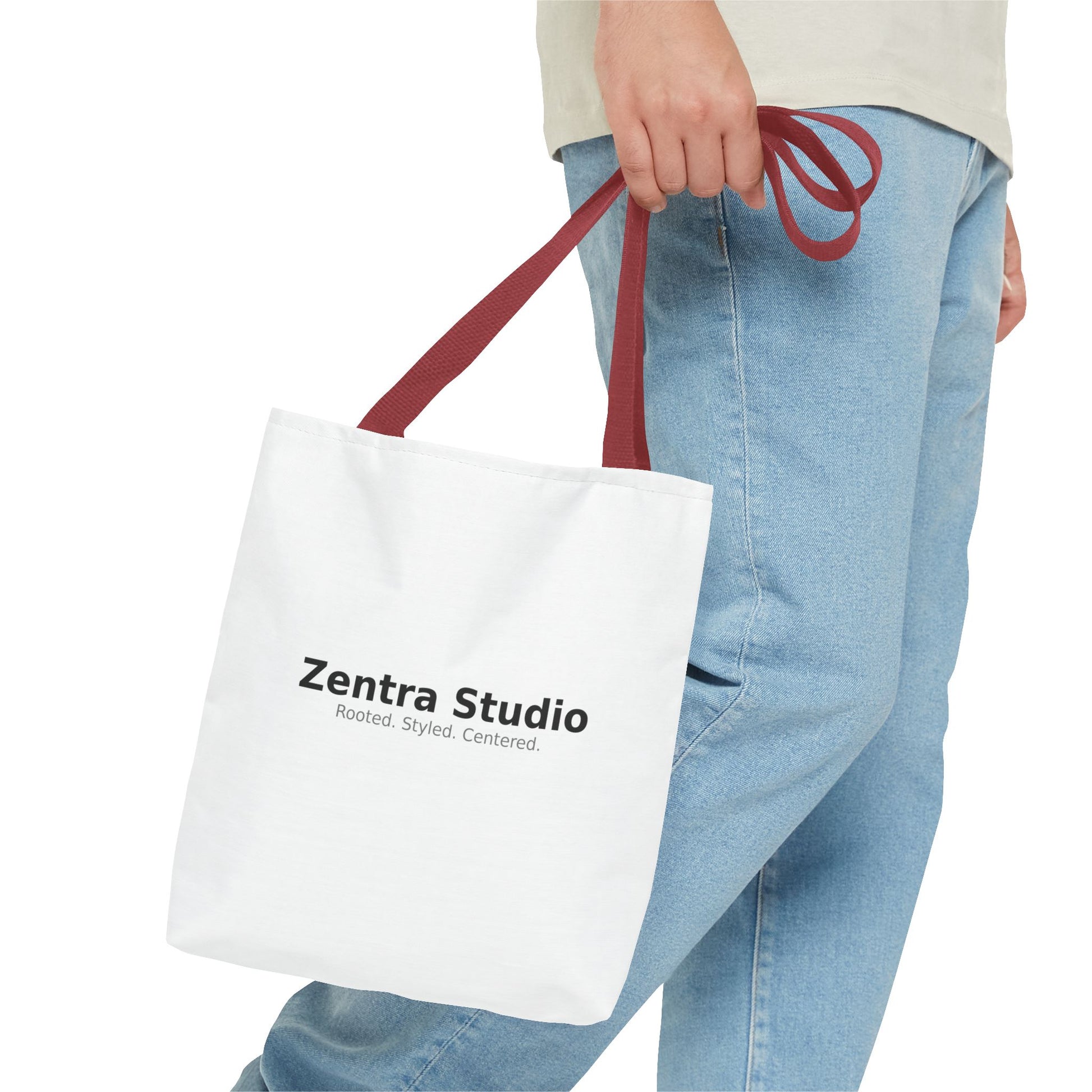 Zentra Inspirational Tote Bag for Everyday Use, Versatile Shopping Bag, Gift for Strength, Motivational Bag for Work, Travel Essential