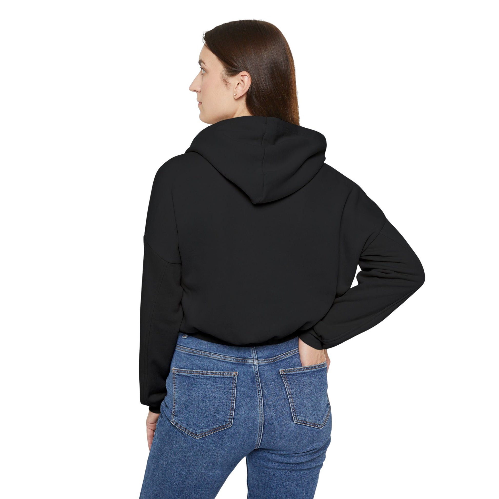 Fungi Future Women's Cinched Bottom Hoodie, Casual Wear, Eco-Friendly Gift, Nature Lover Apparel, Sustainable Fashion, Trendy Hoodie