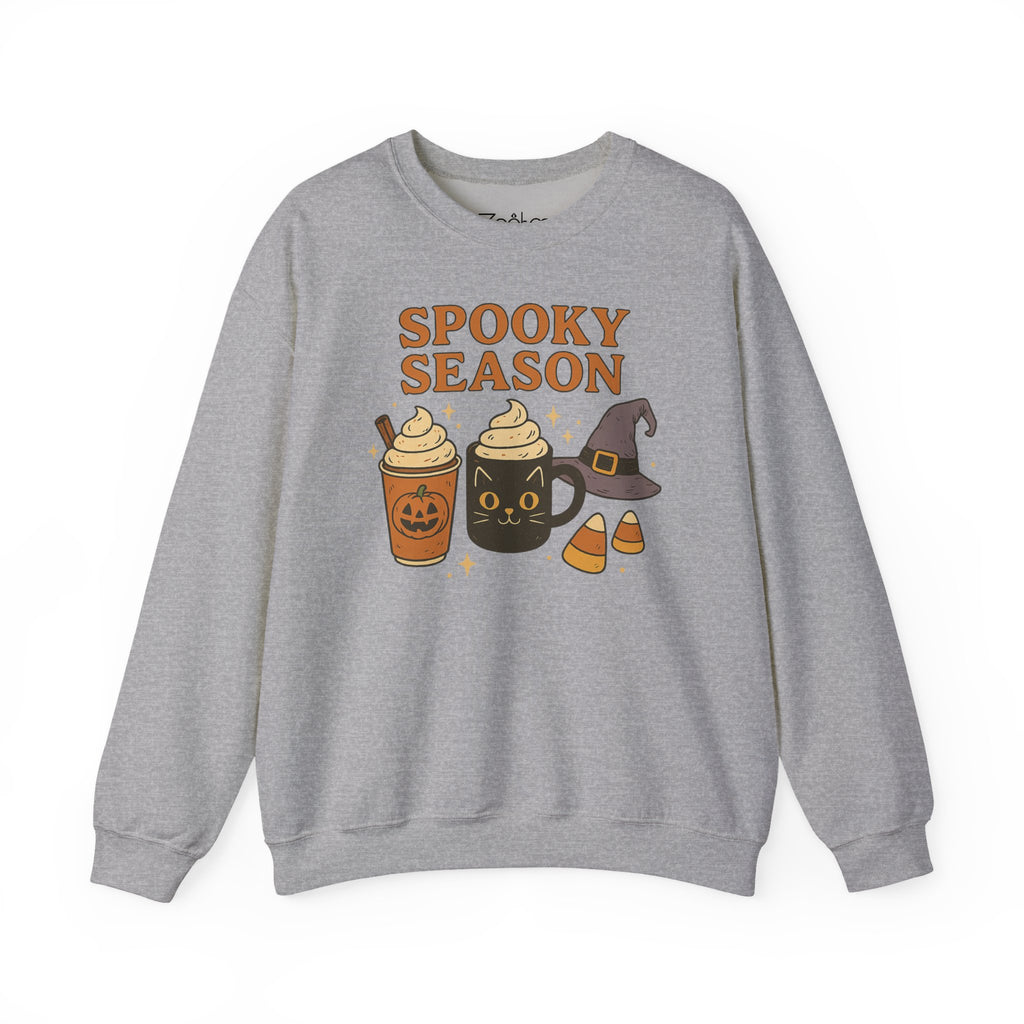 Spooky Season Sweatshirt, Halloween Crewneck Pullover, Fall Ghost Jumper, Scary Season Top, Autumn Apparel, October Ghost Shirt