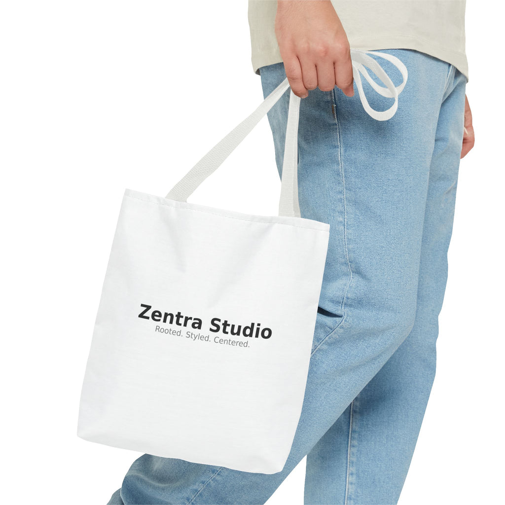 Zentra Inspirational Tote Bag for Everyday Use, Versatile Shopping Bag, Gift for Strength, Motivational Bag for Work, Travel Essential