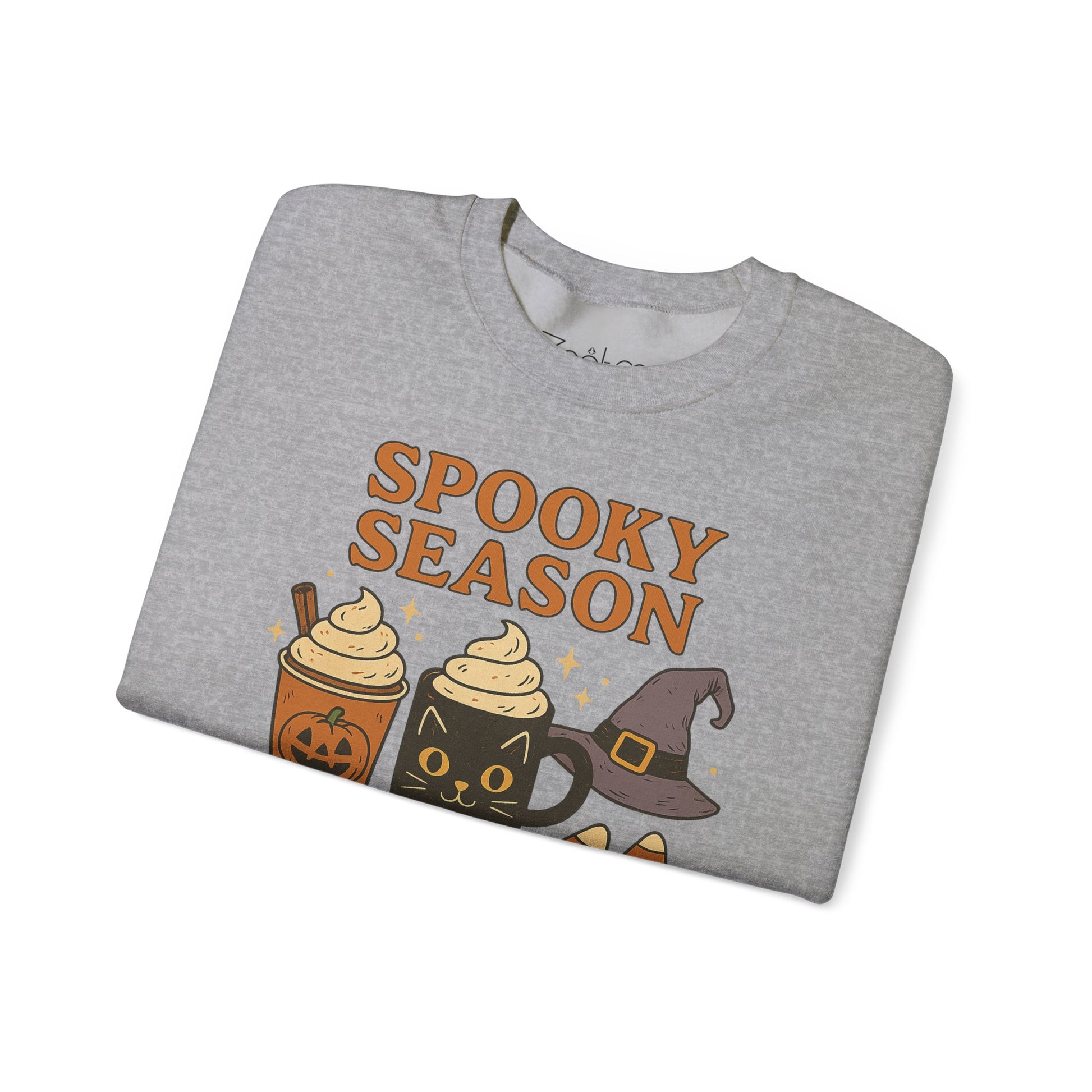 Spooky Season Sweatshirt, Halloween Crewneck Pullover, Fall Ghost Jumper, Scary Season Top, Autumn Apparel, October Ghost Shirt