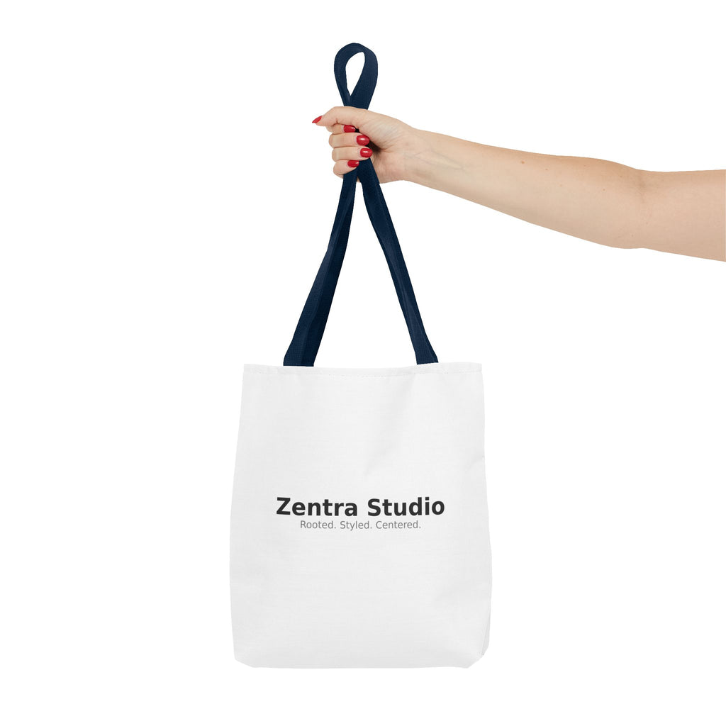 Zentra Inspirational Tote Bag for Everyday Use, Versatile Shopping Bag, Gift for Strength, Motivational Bag for Work, Travel Essential