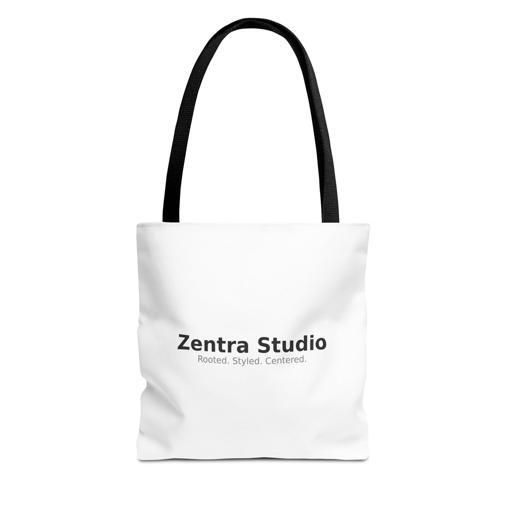 Zentra Inspirational Tote Bag for Everyday Use, Versatile Shopping Bag, Gift for Strength, Motivational Bag for Work, Travel Essential