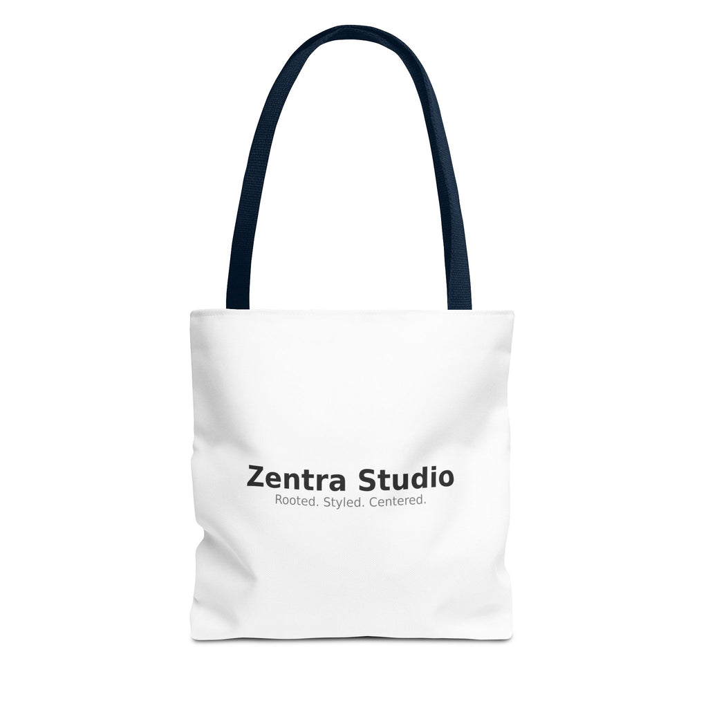 Zentra Inspirational Tote Bag for Everyday Use, Versatile Shopping Bag, Gift for Strength, Motivational Bag for Work, Travel Essential