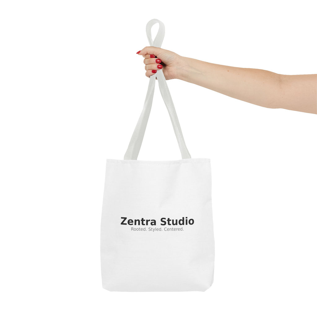 Zentra Inspirational Tote Bag for Everyday Use, Versatile Shopping Bag, Gift for Strength, Motivational Bag for Work, Travel Essential