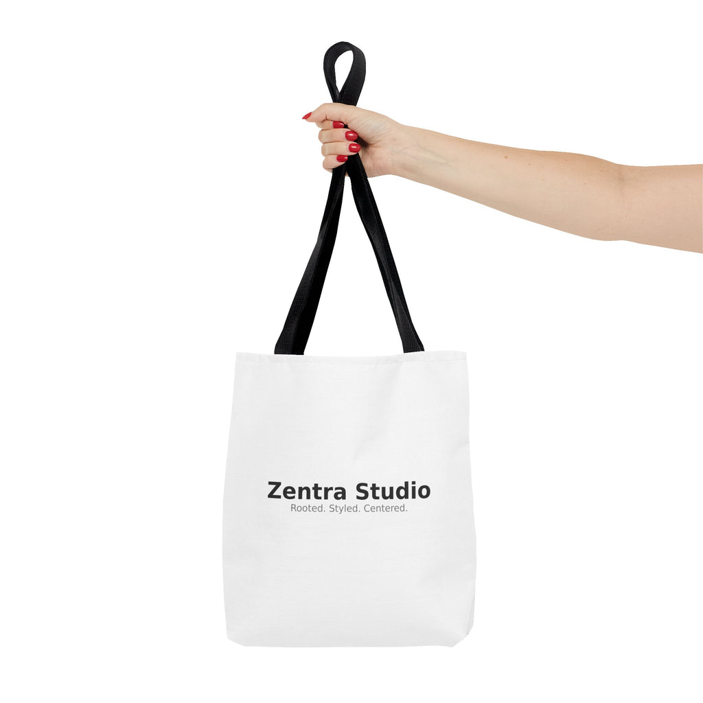 Zentra Inspirational Tote Bag for Everyday Use, Versatile Shopping Bag, Gift for Strength, Motivational Bag for Work, Travel Essential