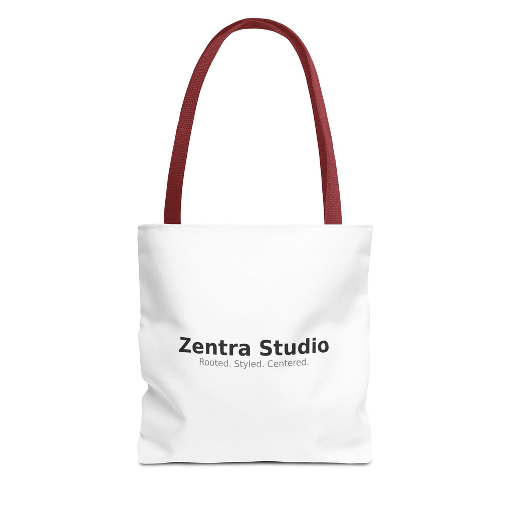 Zentra Inspirational Tote Bag for Everyday Use, Versatile Shopping Bag, Gift for Strength, Motivational Bag for Work, Travel Essential
