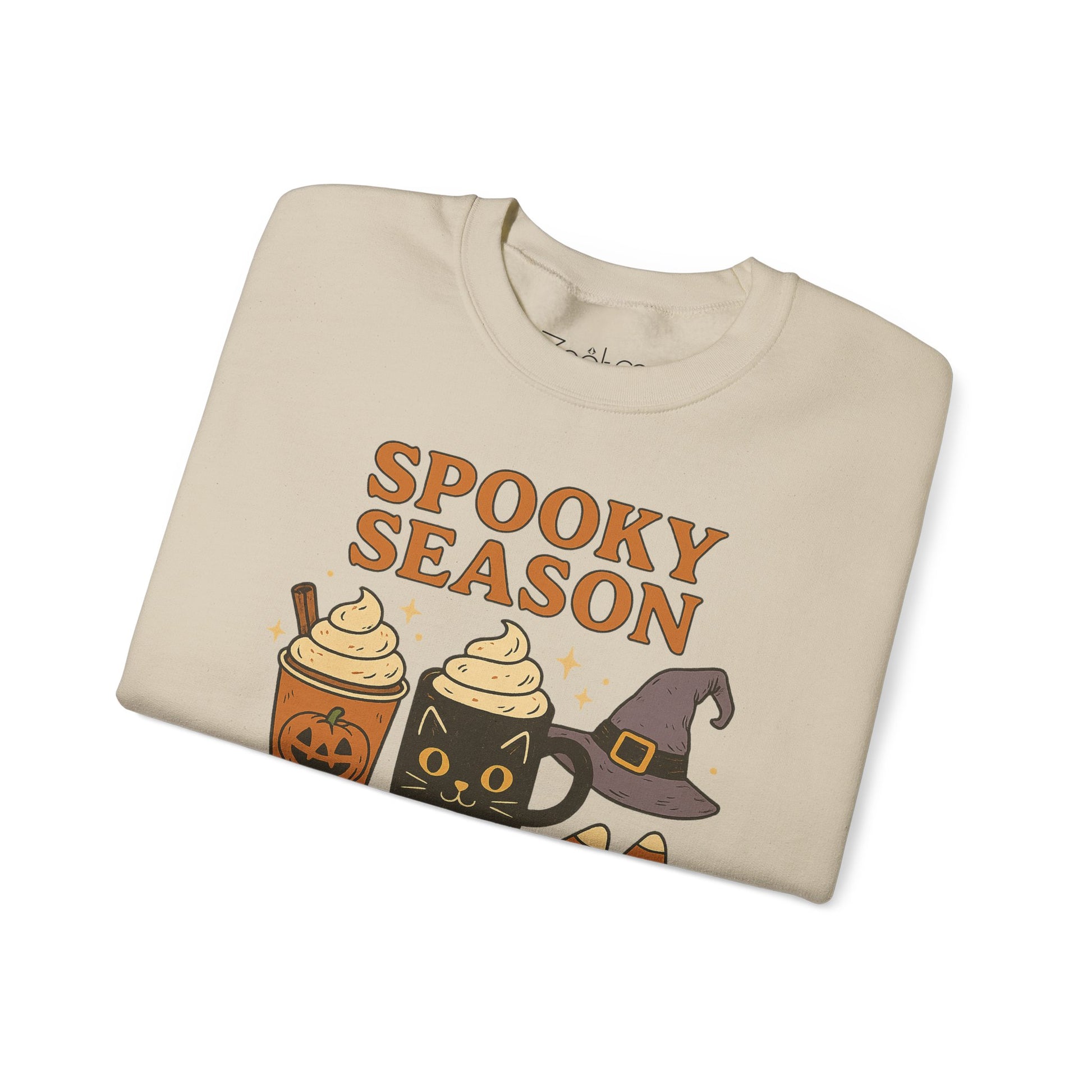 Spooky Season Sweatshirt, Halloween Crewneck Pullover, Fall Ghost Jumper, Scary Season Top, Autumn Apparel, October Ghost Shirt