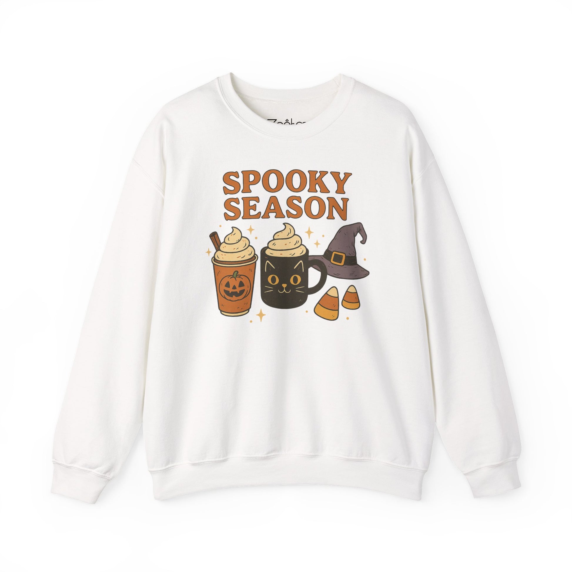 Spooky Season Sweatshirt, Halloween Crewneck Pullover, Fall Ghost Jumper, Scary Season Top, Autumn Apparel, October Ghost Shirt