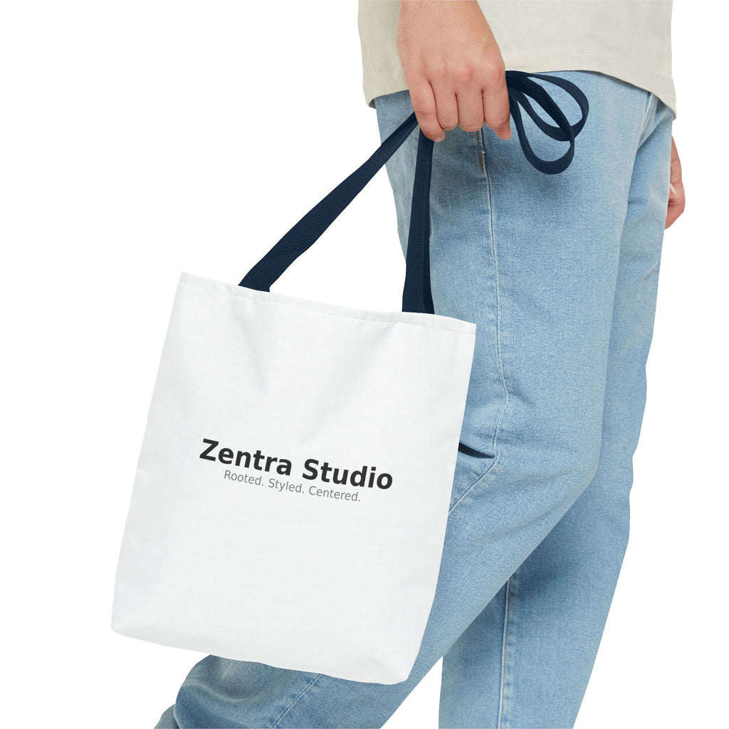 Zentra Inspirational Tote Bag for Everyday Use, Versatile Shopping Bag, Gift for Strength, Motivational Bag for Work, Travel Essential