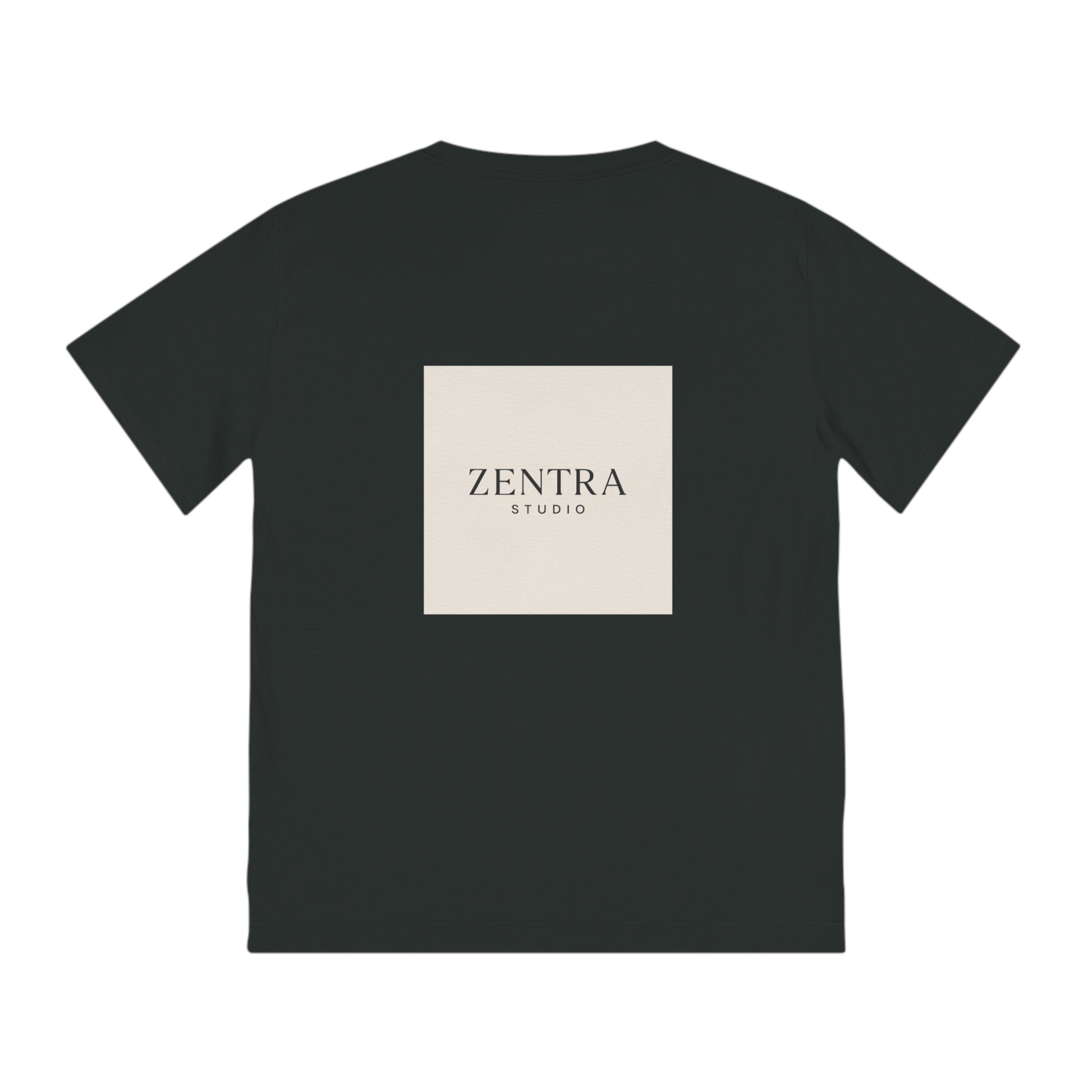 Zentra Studio Logo T-Shirt, Rooted. Styled. Centered. | Minimalist Comfort Tee | Unisex Fashion Statement Tee