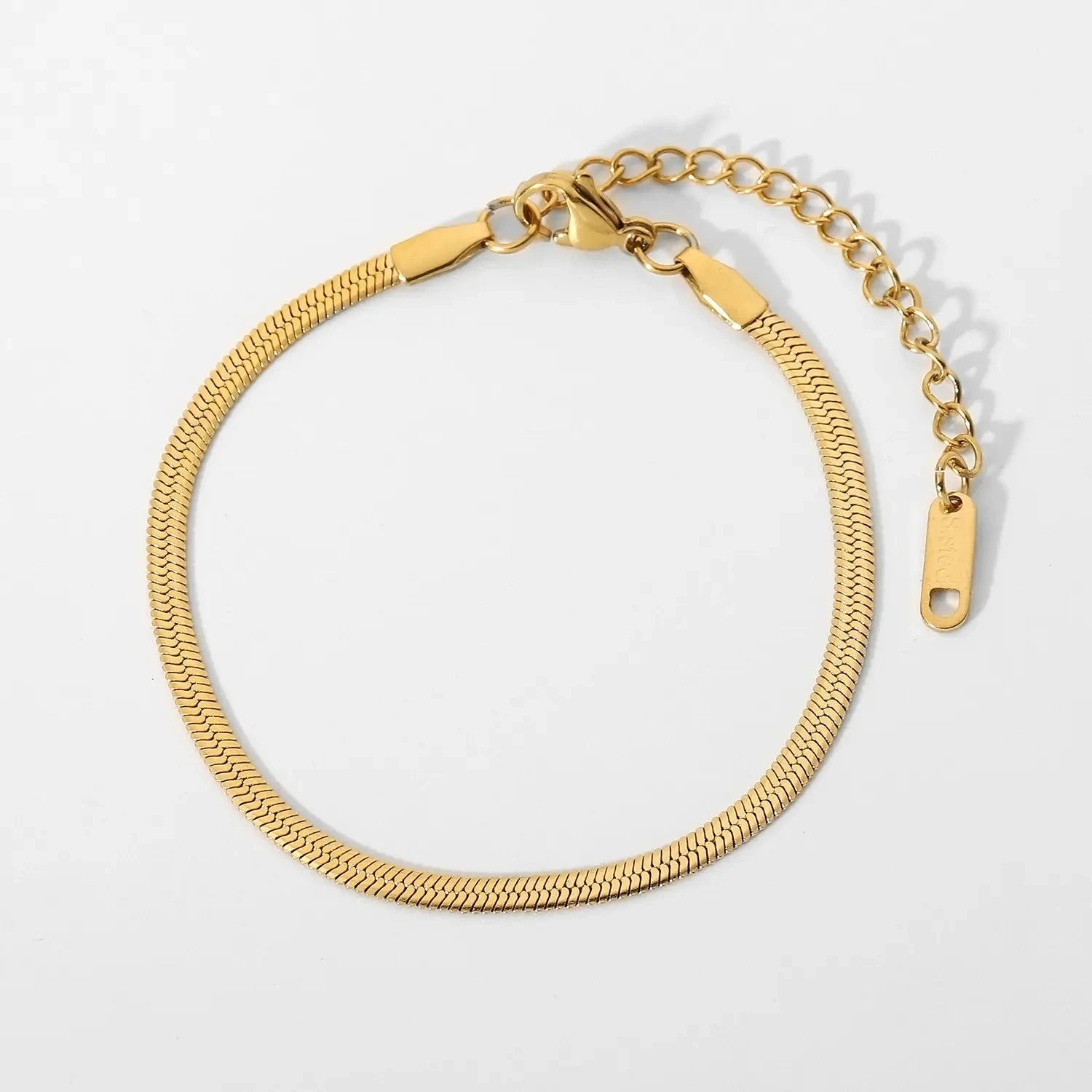 Gold Beaded Statement Bangle – Waterproof Stainless Steel