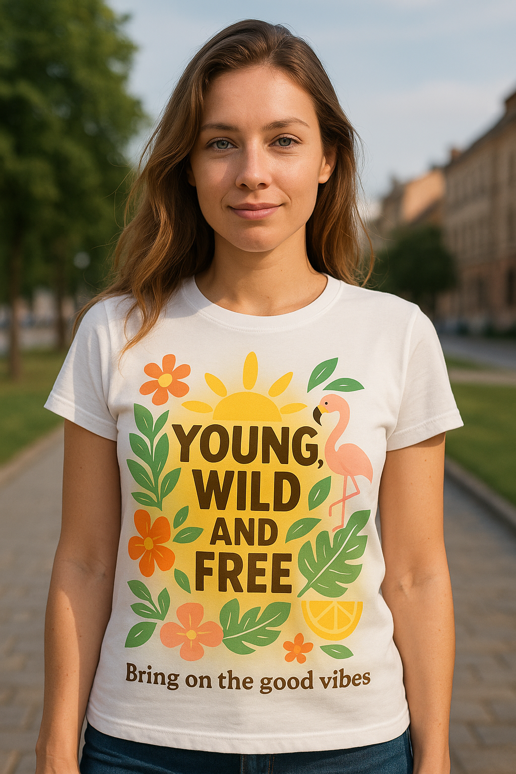 Zentra Good Vibes Unisex Garment-Dyed T-shirt, Positive Energy Tee, Hippie Shirt, Groovy Vibes Top, Feel Good Shirt, Boho Vibe Tee