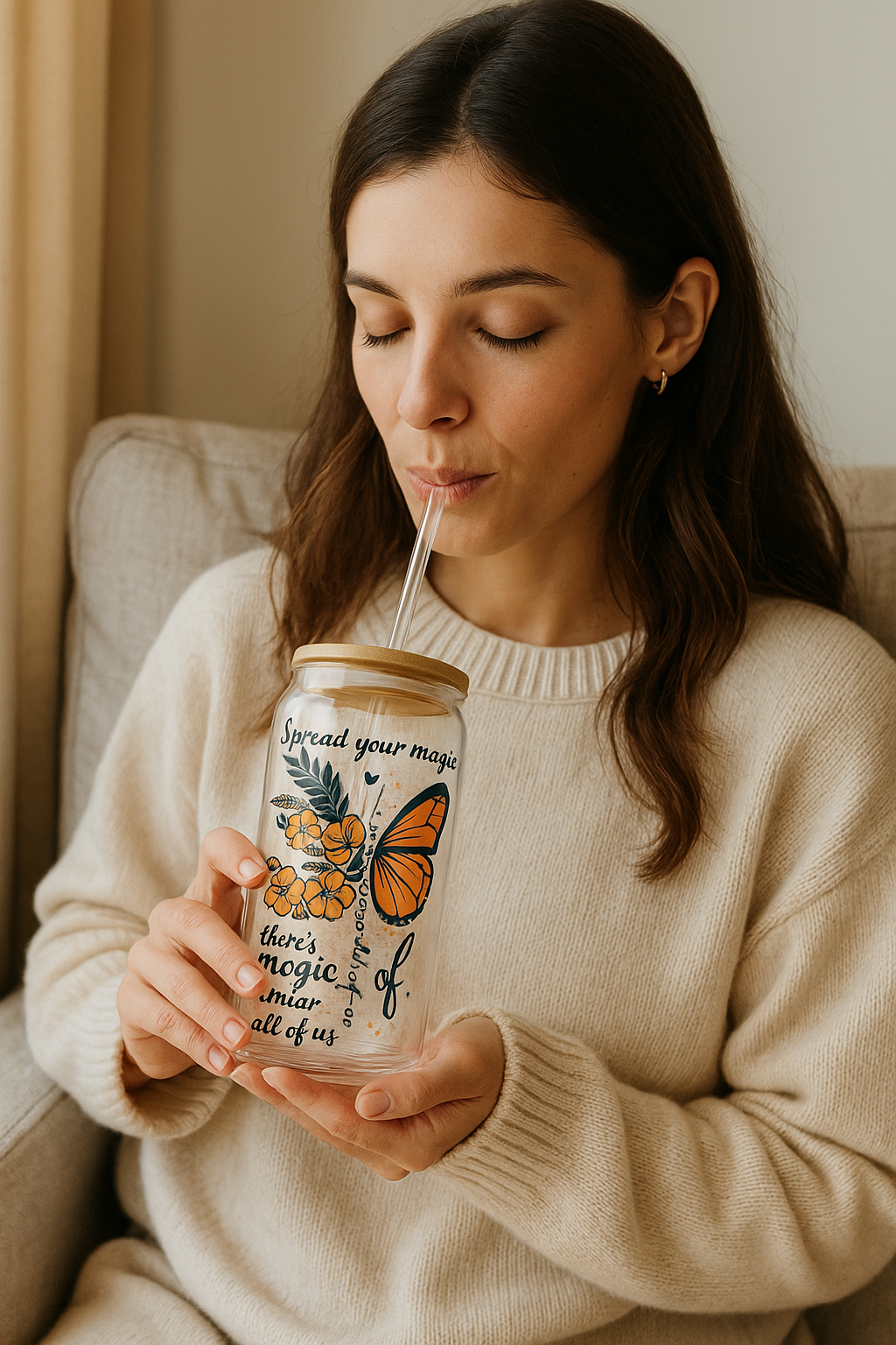 Sipper Glass, 16oz