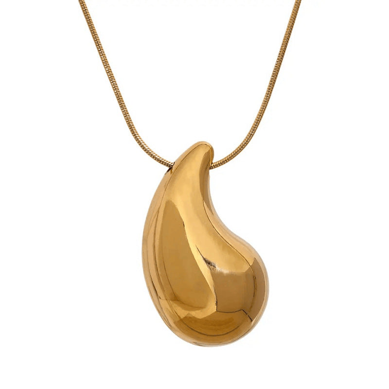 Zeb=ntra Titanium Steel Set Pendant Plated With 18K Gold