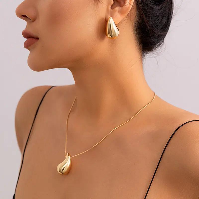 Zeb=ntra Titanium Steel Set Pendant Plated With 18K Gold