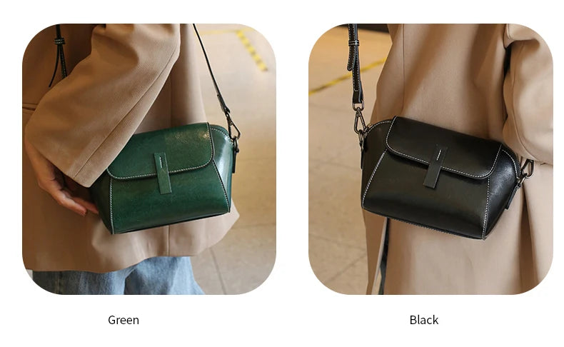 Classic Brown Crossbody Bag – Minimalist Everyday Style