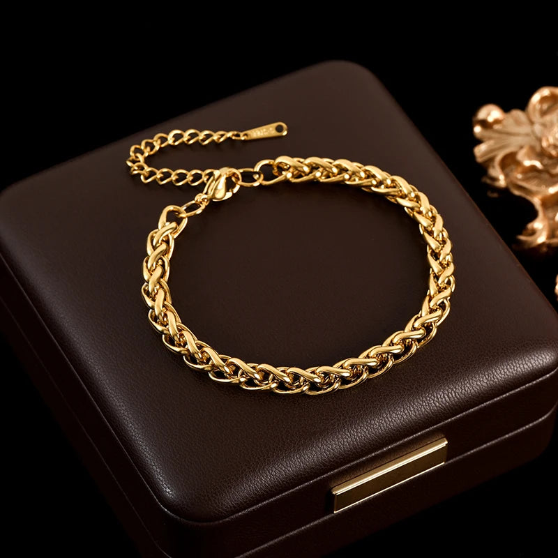 Tree of Life Bracelet – 18K Gold-Plated Stainless Steel