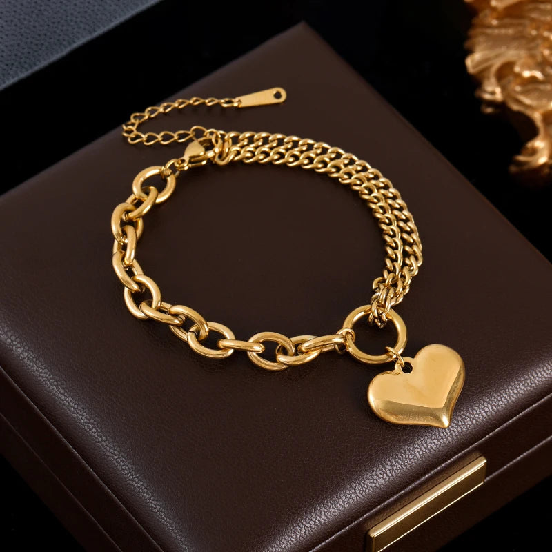 Tree of Life Bracelet – 18K Gold-Plated Stainless Steel
