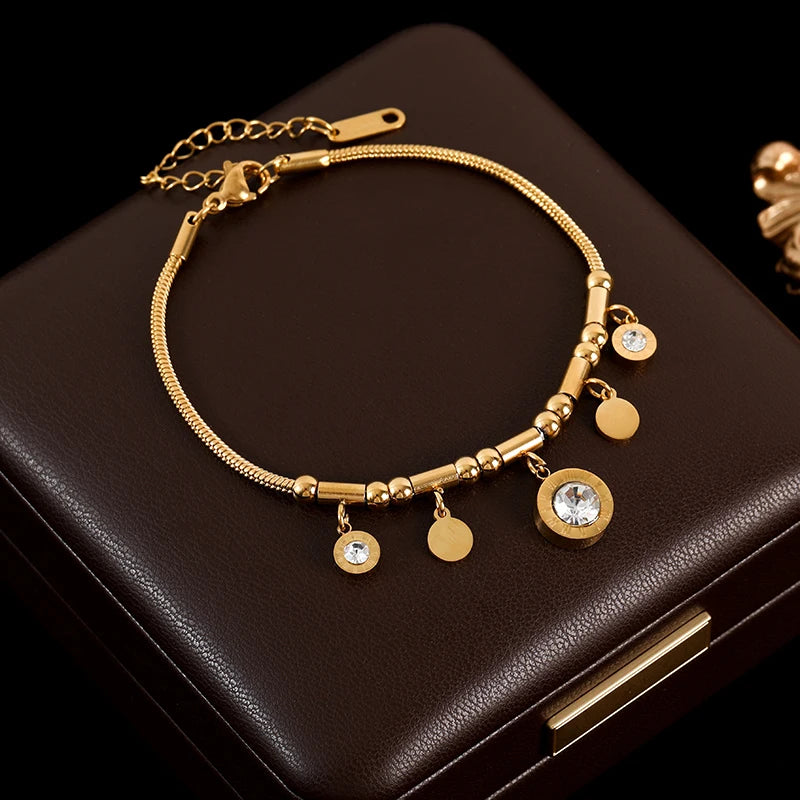 Tree of Life Bracelet – 18K Gold-Plated Stainless Steel