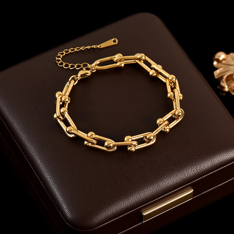 Tree of Life Bracelet – 18K Gold-Plated Stainless Steel